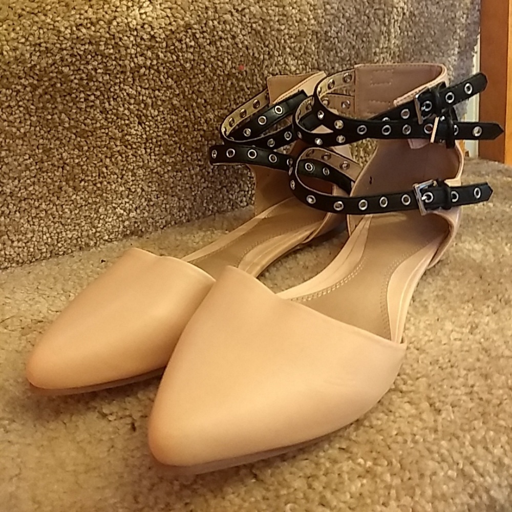 Missguided strap flats
